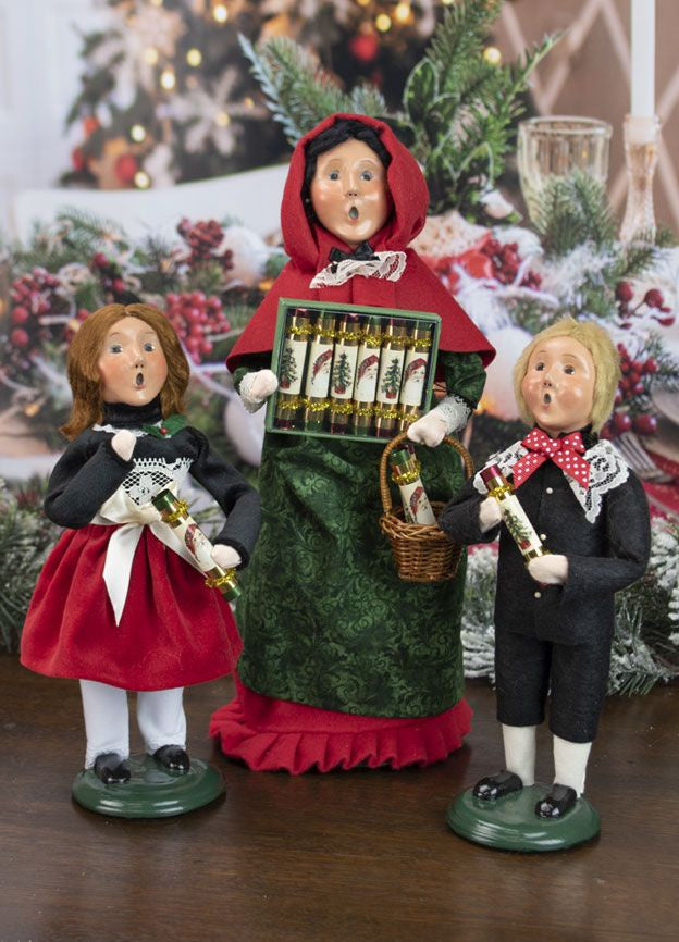 Girl with Christmas Cracker Caroller