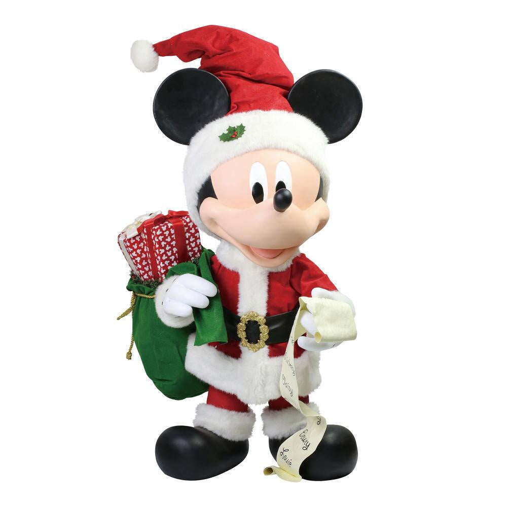 Santa Mickey Figure