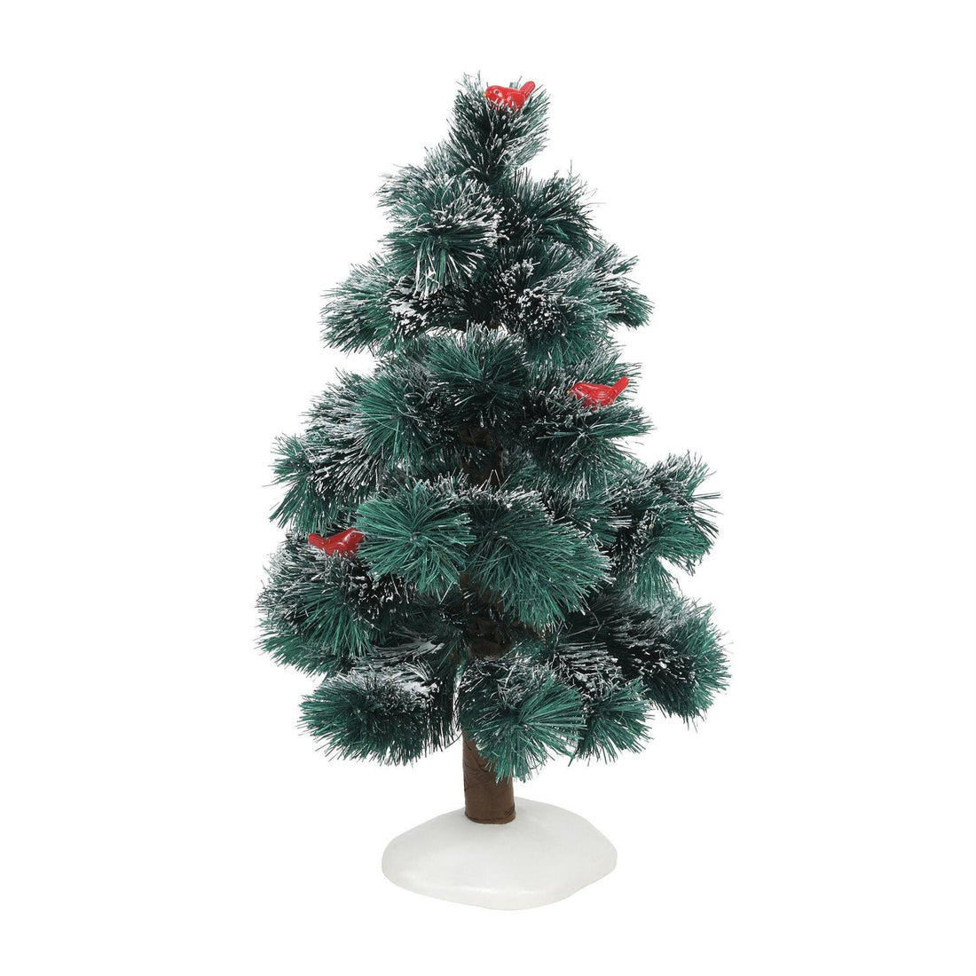 Village Cardinal Pine Tree D56 Village Accessory