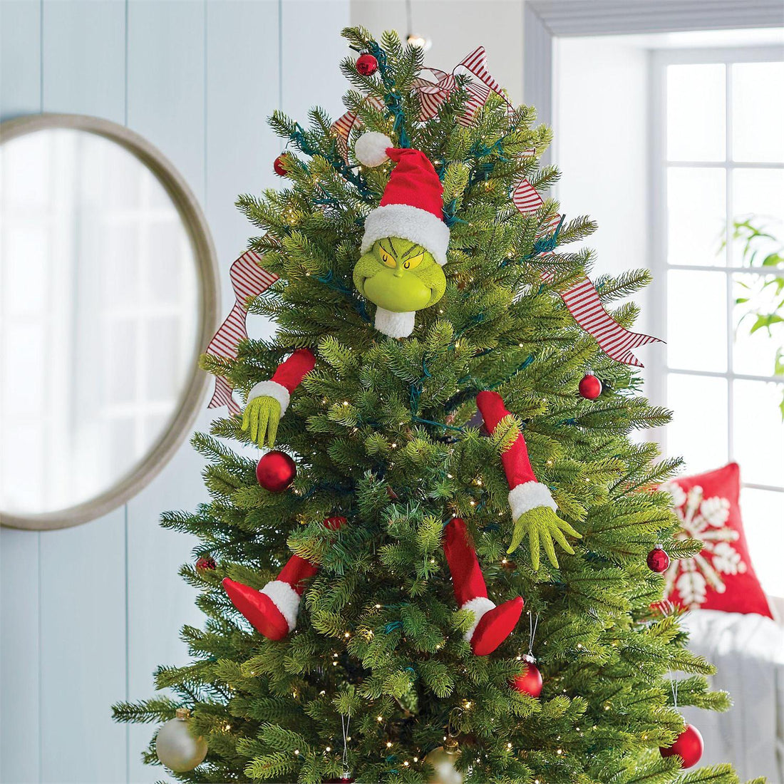 Decorate Grinch In A Cinch Treetopper