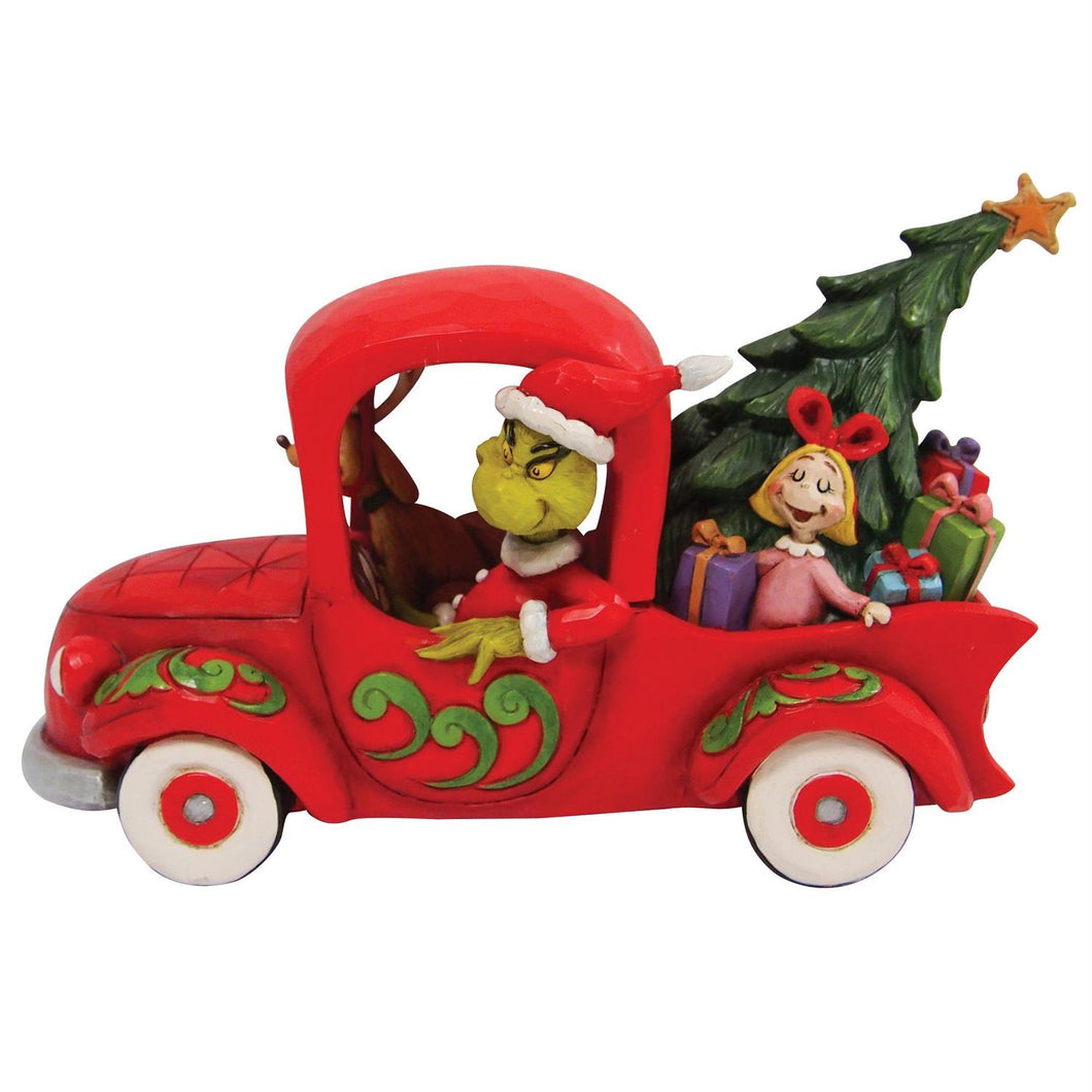 Grinch & Friends In A Red Truck