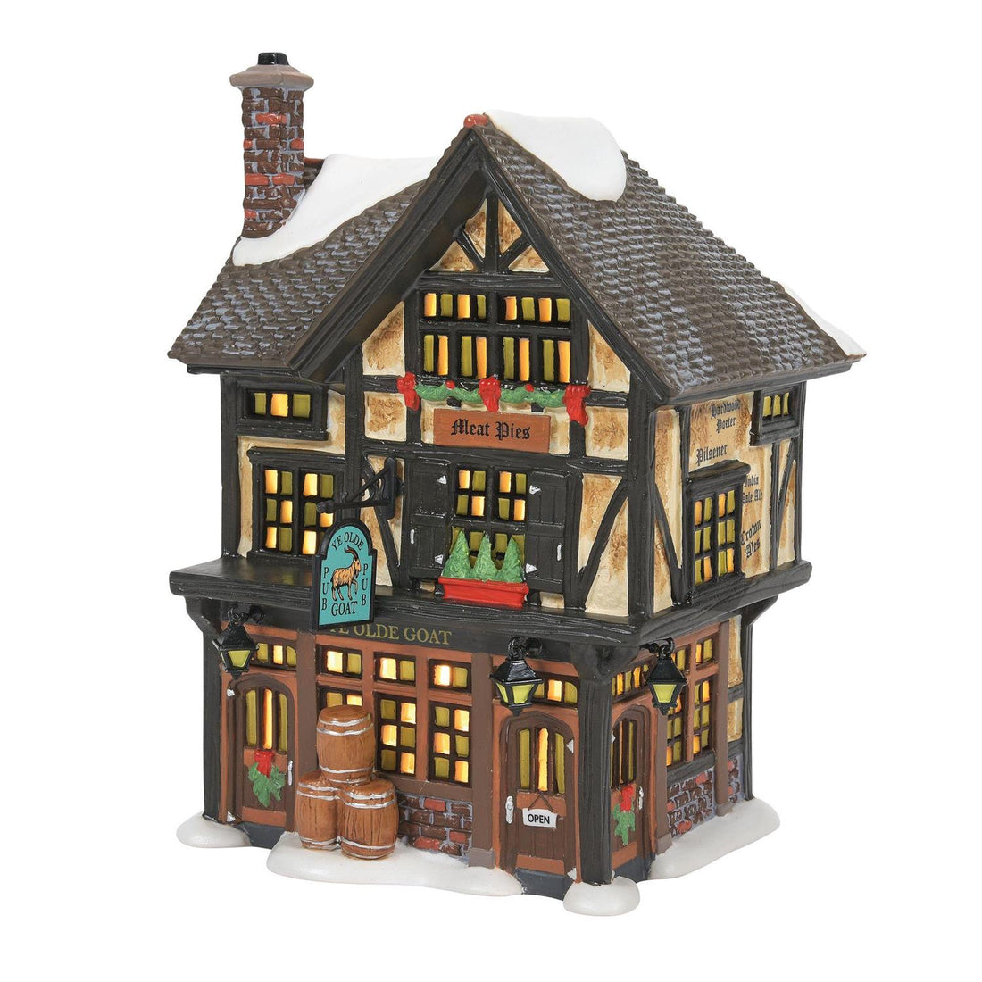Ye Olde Goat Pub Dickens Village D56 Building