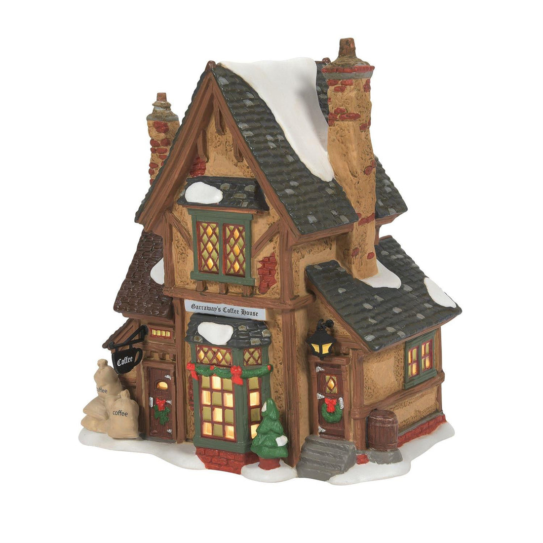 Garraway's Coffee House Dickens Village D56 Building