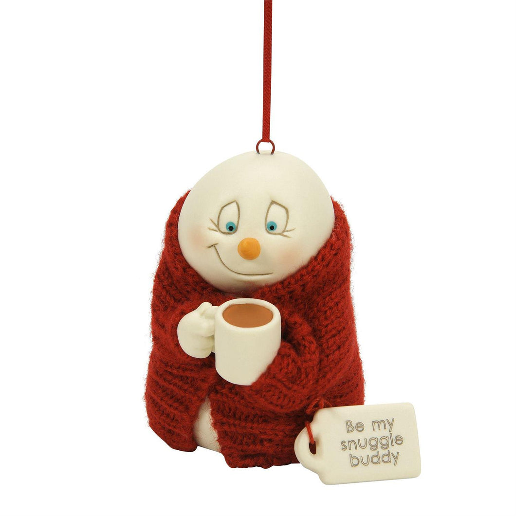Be My Snuggle Bunny Snowpinion Ornament