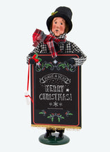 Load image into Gallery viewer, Chalkboard Man Caroller
