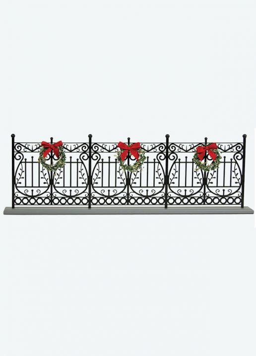 Wrought Iron Fence, Byers Choice Caroller Accessory