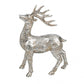 Silver Standing Wood Grain Deer