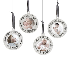 First Christmas Photo Frame Ornament