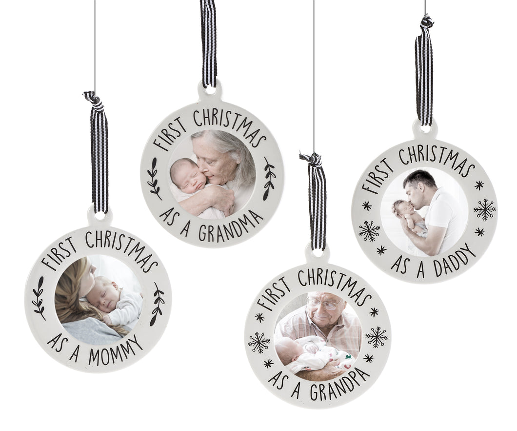 First Christmas Photo Frame Ornament
