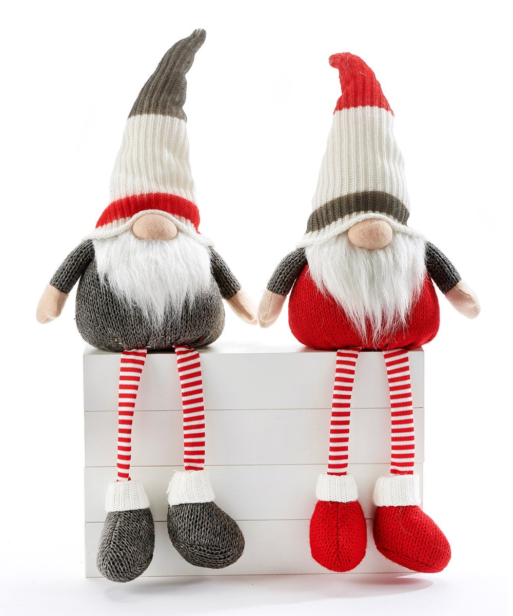 Sock Monkey Style Knit Gnome