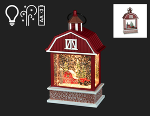 Red Barn Farm Snowglobe