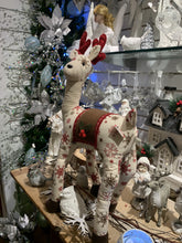 Load image into Gallery viewer, Plush Fabric Snowflake Reindeer
