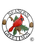 Cardinal Seasons Greetings Sign