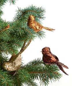 Glittery Bird Clip - 3 colours
