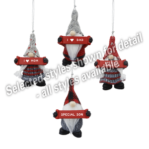 Named Gnome Ornament (N to Z)