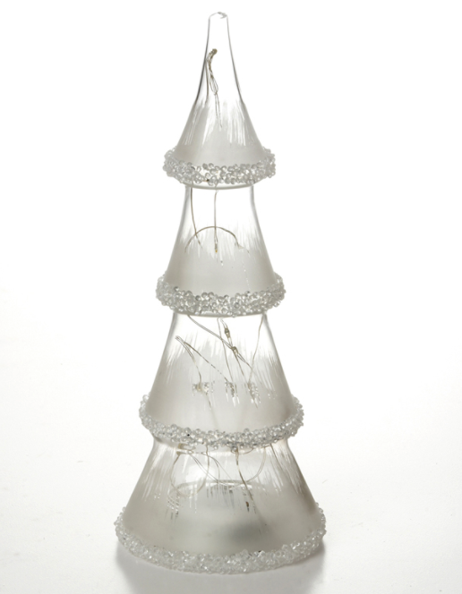 Lit Glass Tree