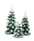 Winter Pines (set of 3) D56 Village Accessory