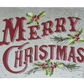 Merry Christmas Galvanized Lit metal sign