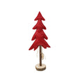 Soft Red Felt Tree