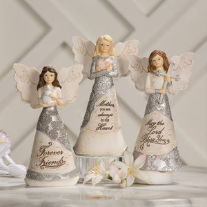 Forever Friends Angel w Bunny Ornament
