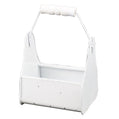 Vintage White Metal Toolbox