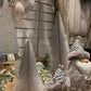 Silver Ombre Bottle Brush Trees