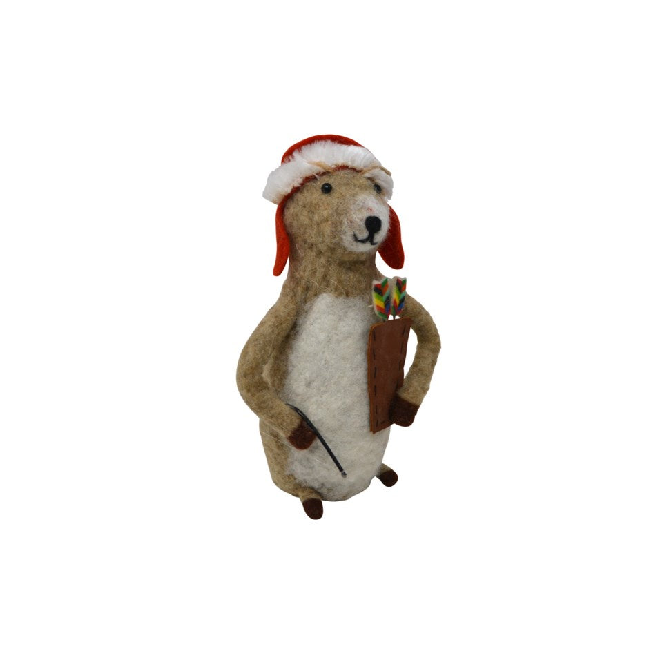 Large Fun Felt Bear Ornament