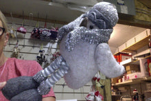 Load image into Gallery viewer, Felt Bird w/  Toque and a Scarf
