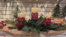 Load and play video in Gallery viewer, 3 Candle Centerpiece
