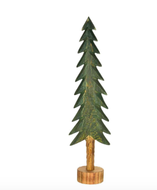 Green Wooden Pine Tree