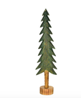 Green Wooden Pine Tree