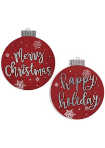Large Red Wall Ornaments - 2 styles