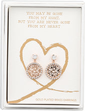 Load image into Gallery viewer, Gold Butterfly Memorial Earrings
