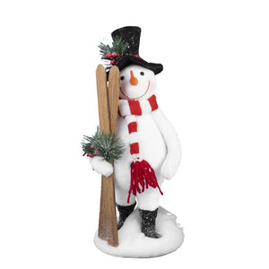 Snowman w Skis 16"