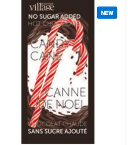 No Sugar Candy Cane Mini Hot Chocolate
