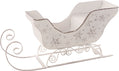 Whitewashed Metal Sleigh