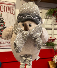 Load image into Gallery viewer, Felt Bird w/  Toque and a Scarf
