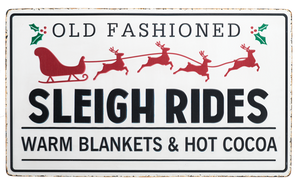Old Fashioned Sleigh Ride Sign