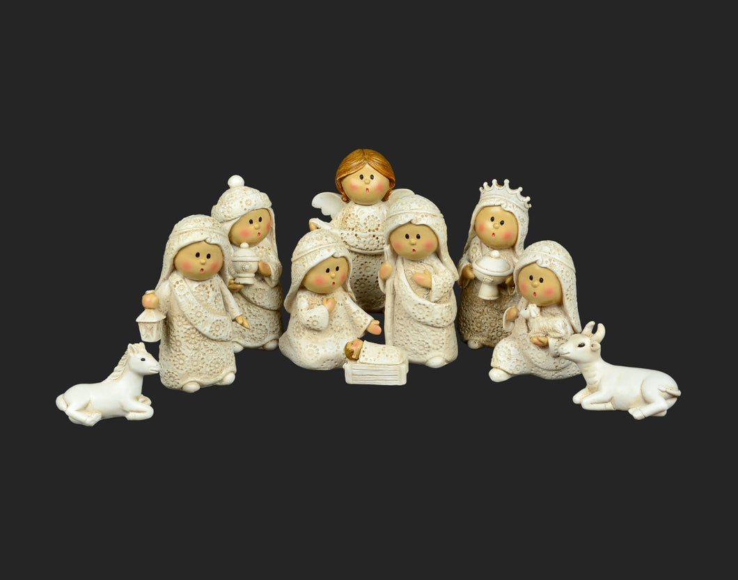 Innocent Child Nativity Set (of 10)