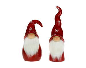 Funny Red Snowflake Hat Gnome