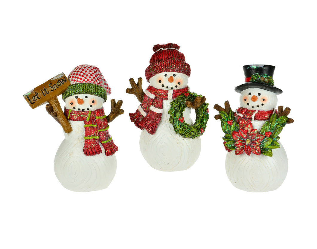 Festive Snowman Figure
