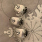Glass Silver Napkin and Place Holders - set of 6