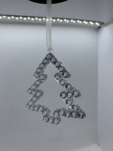 Load image into Gallery viewer, Silver Jeweled Tree Ornament
