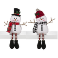 Snowman Plush Shelf Sitter