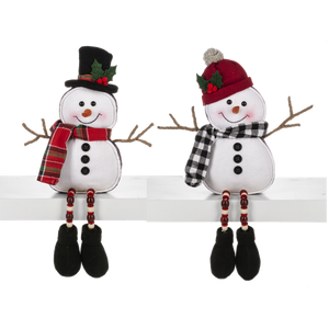 Snowman Plush Shelf Sitter