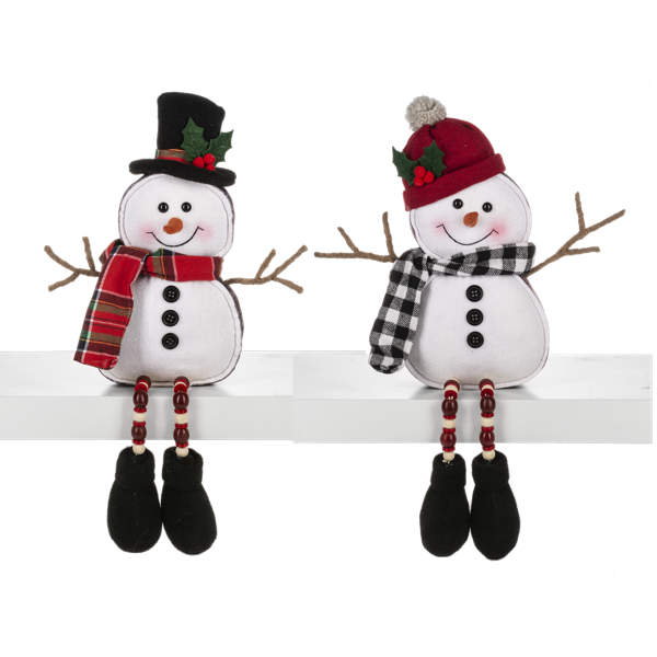 Snowman Plush Shelf Sitter