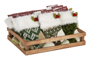 Green Stocking Gift Card Holder