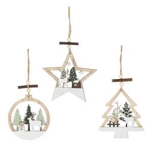 Woodland Laser Ornament