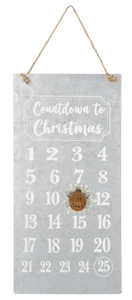 Country Christmas Metal Advent Calendar