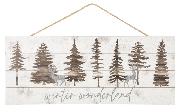 Wooden Winter Wonderland Sign